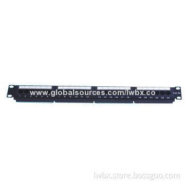 110 dual IDC type cat5e/6 24/48 port patch panel
